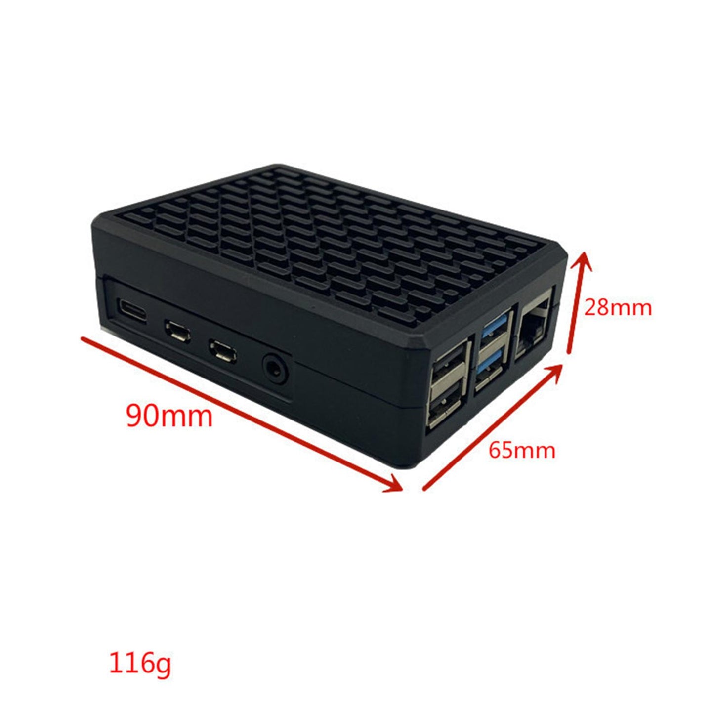 Motherboard Box Enclosure Electronic Components for Raspberry Pi 4 Model B