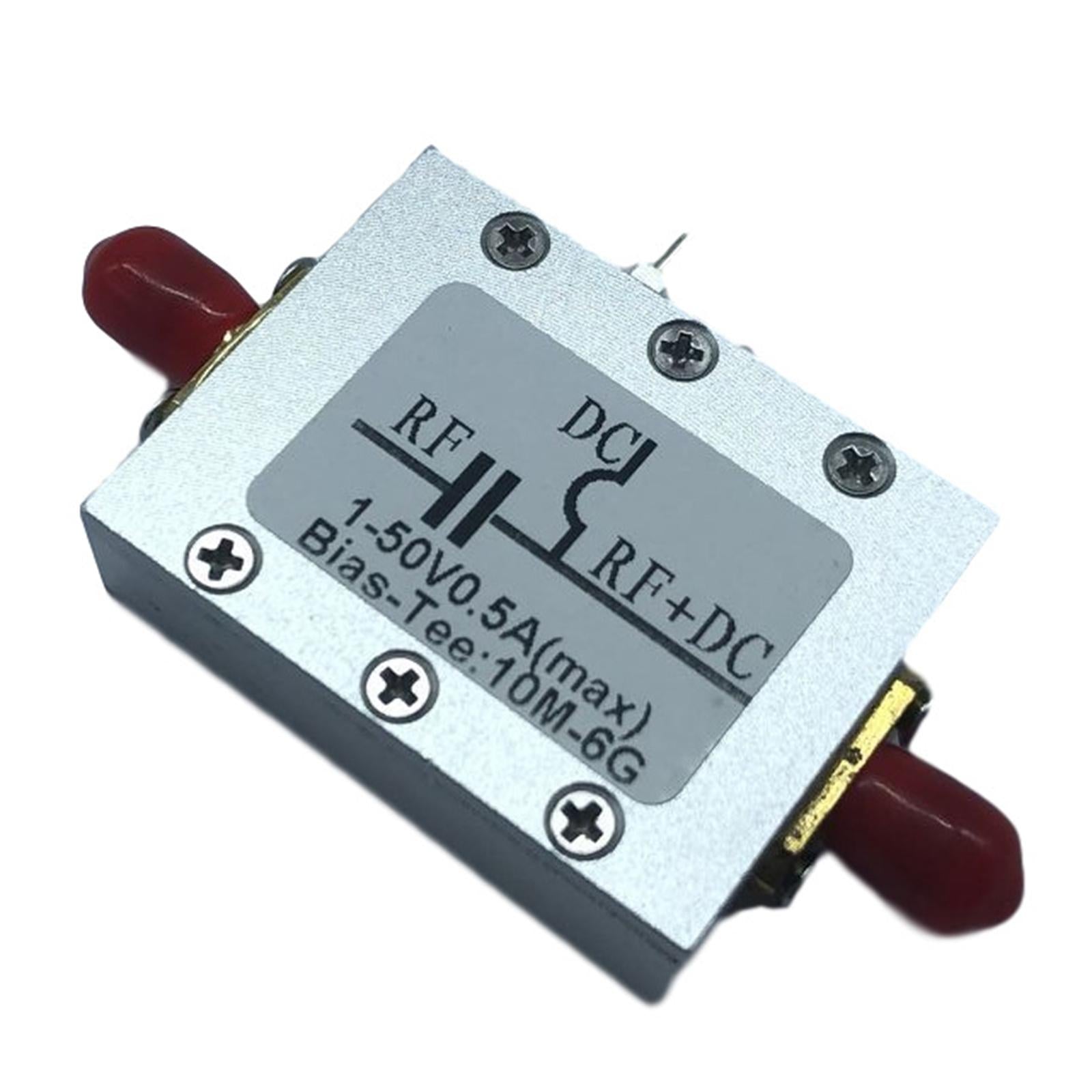 10MHz-6GHz Bias Tee DC Blocks Frequency Microwave for SDR LNA with Case