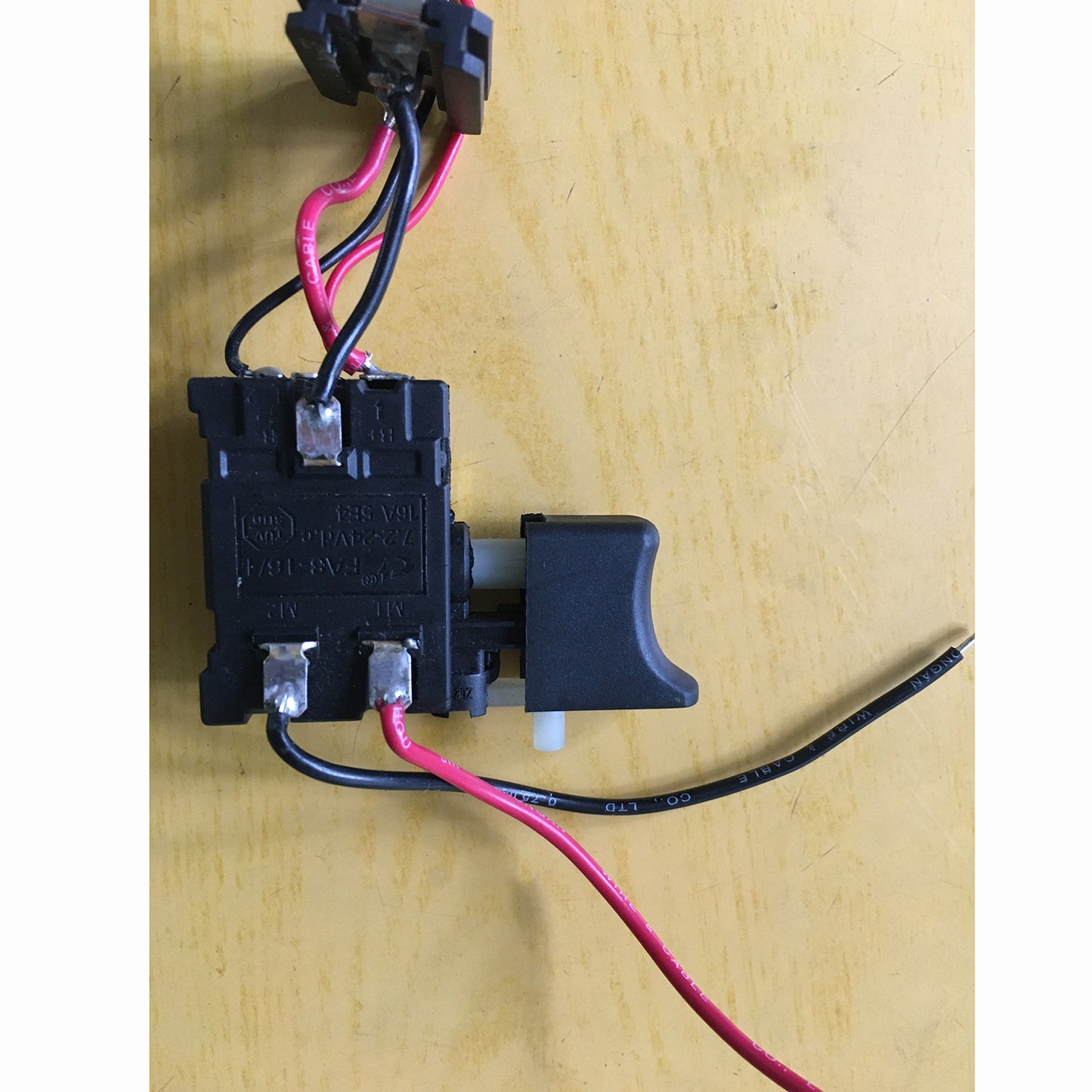 1pc 24V Cordless Drill Switch Speed Control with Reverse for Lithium Battery
