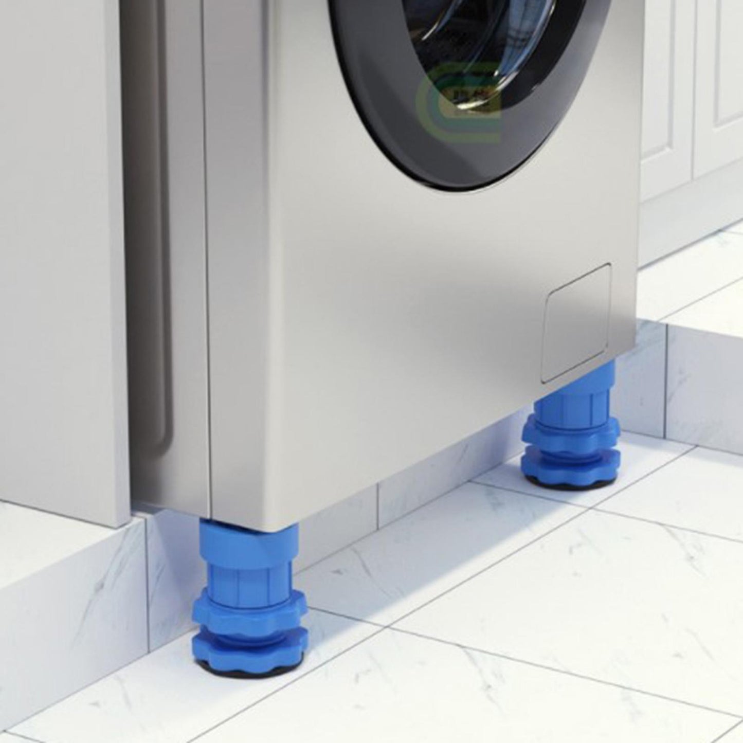 Anti Vibration Pads Lifting Foot Base for Home Kitchen Washroom Accessory Blue A