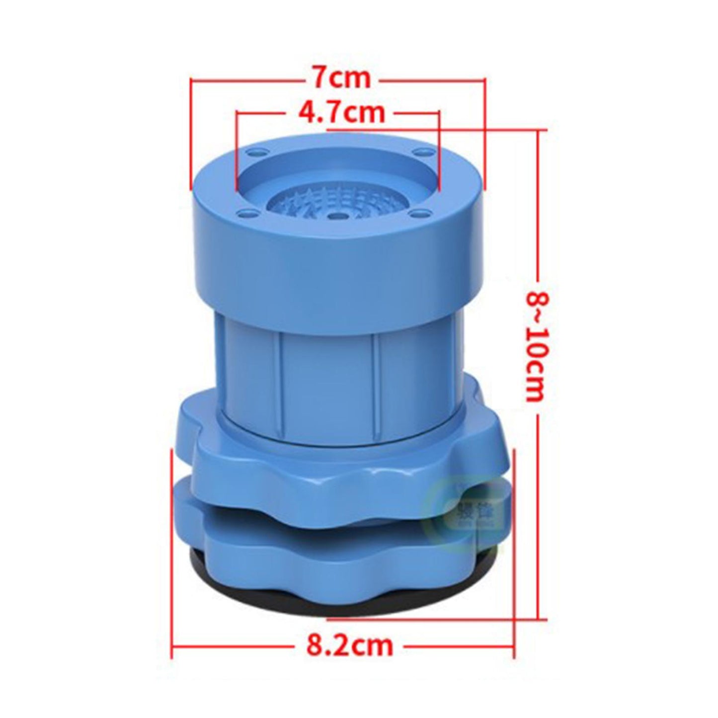 Anti Vibration Pads Lifting Foot Base for Home Kitchen Washroom Accessory Blue A