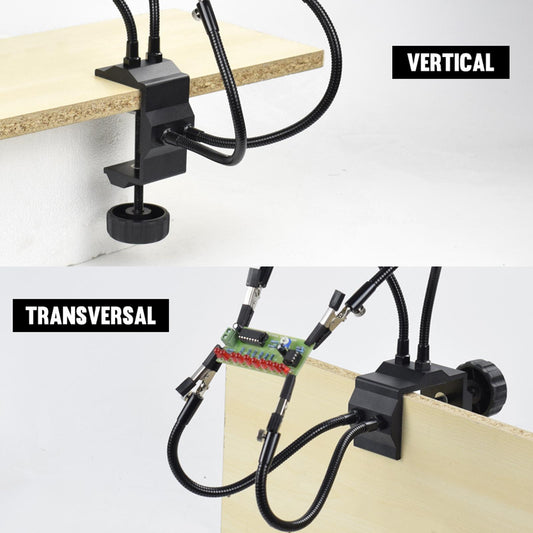 Soldering Station Holder PCB Fixture Welding Repair Soldering Helping Black