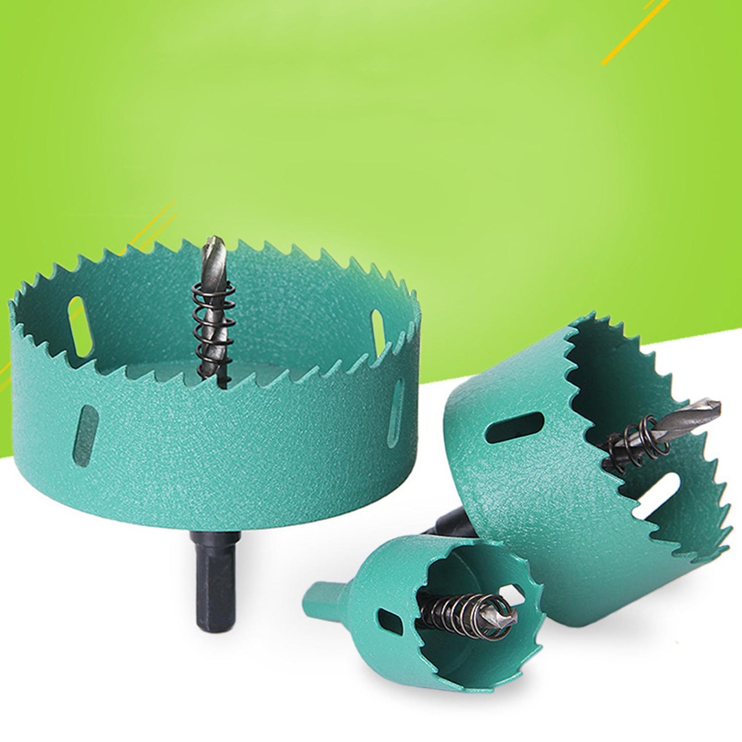 Hole Saws 16-200mm High-Speed Steel for Wood Metal Sheet 4.72x4.72x4.33in