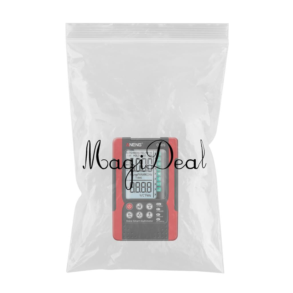 Digital Multimeter High Precision Tester 6000 Counts Volt Meter with Lanyard Red Voice Control