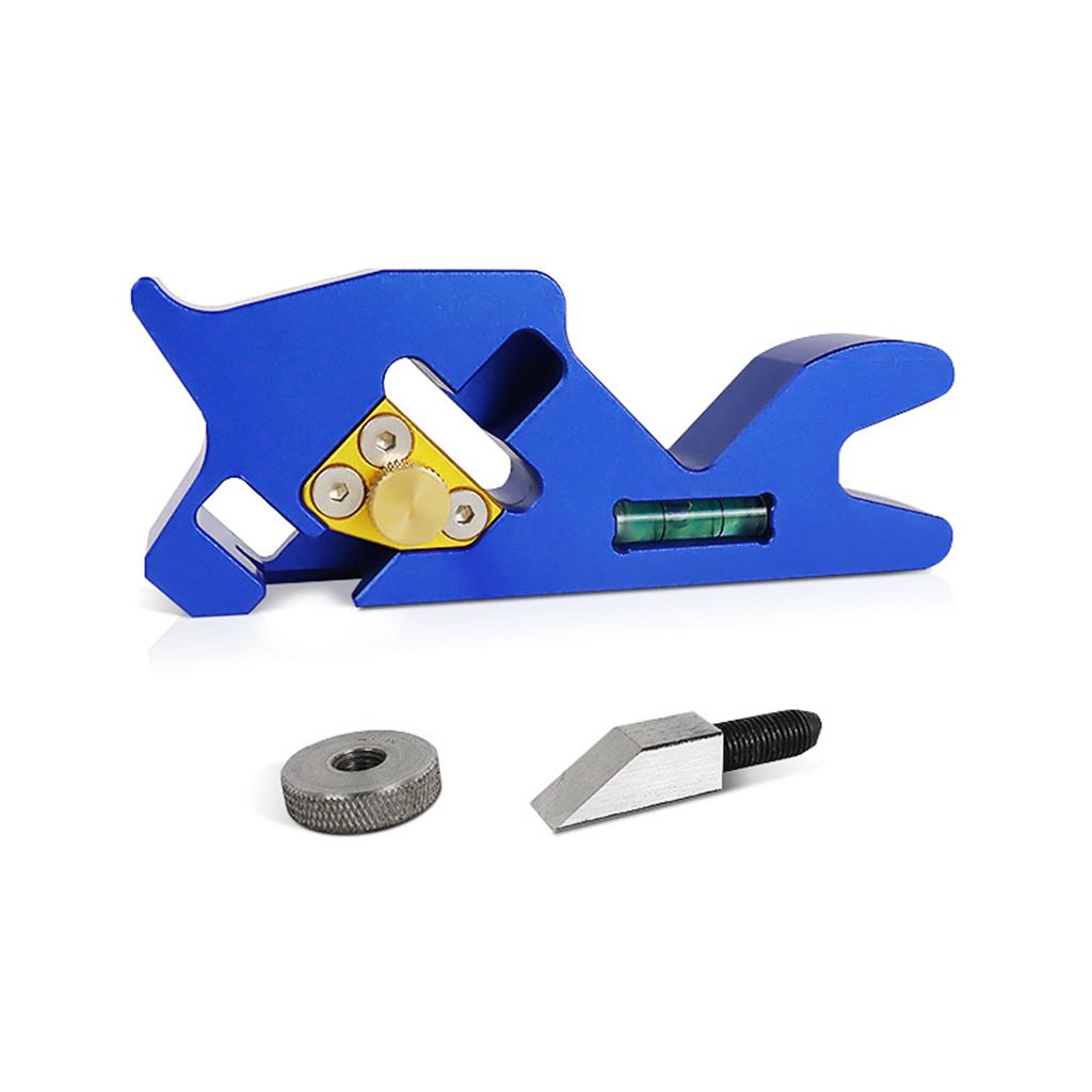 Chamfer Plane 45 Degree Block Planer Trimming Woodcraft for Woodworkers Blue Package A
