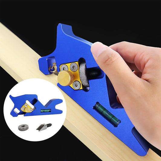 Chamfer Plane 45 Degree Block Planer Trimming Woodcraft for Woodworkers Blue Package B