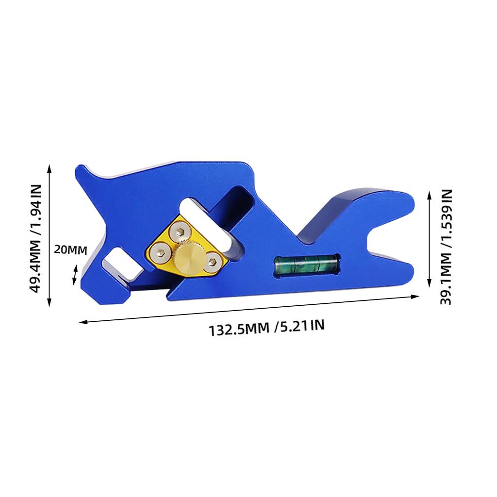 Chamfer Plane 45 Degree Block Planer Trimming Woodcraft for Woodworkers Blue Package C