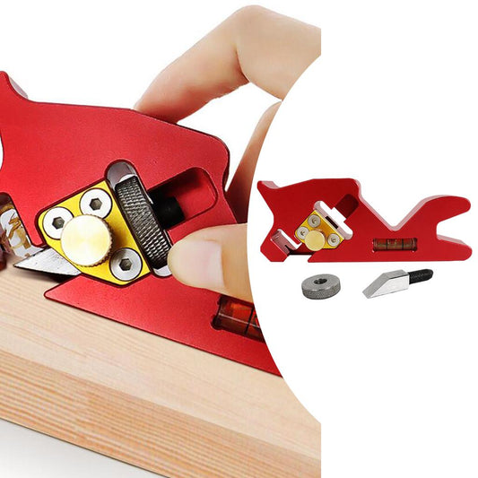 Chamfer Plane 45 Degree Block Planer Trimming Woodcraft for Woodworkers Red Package A