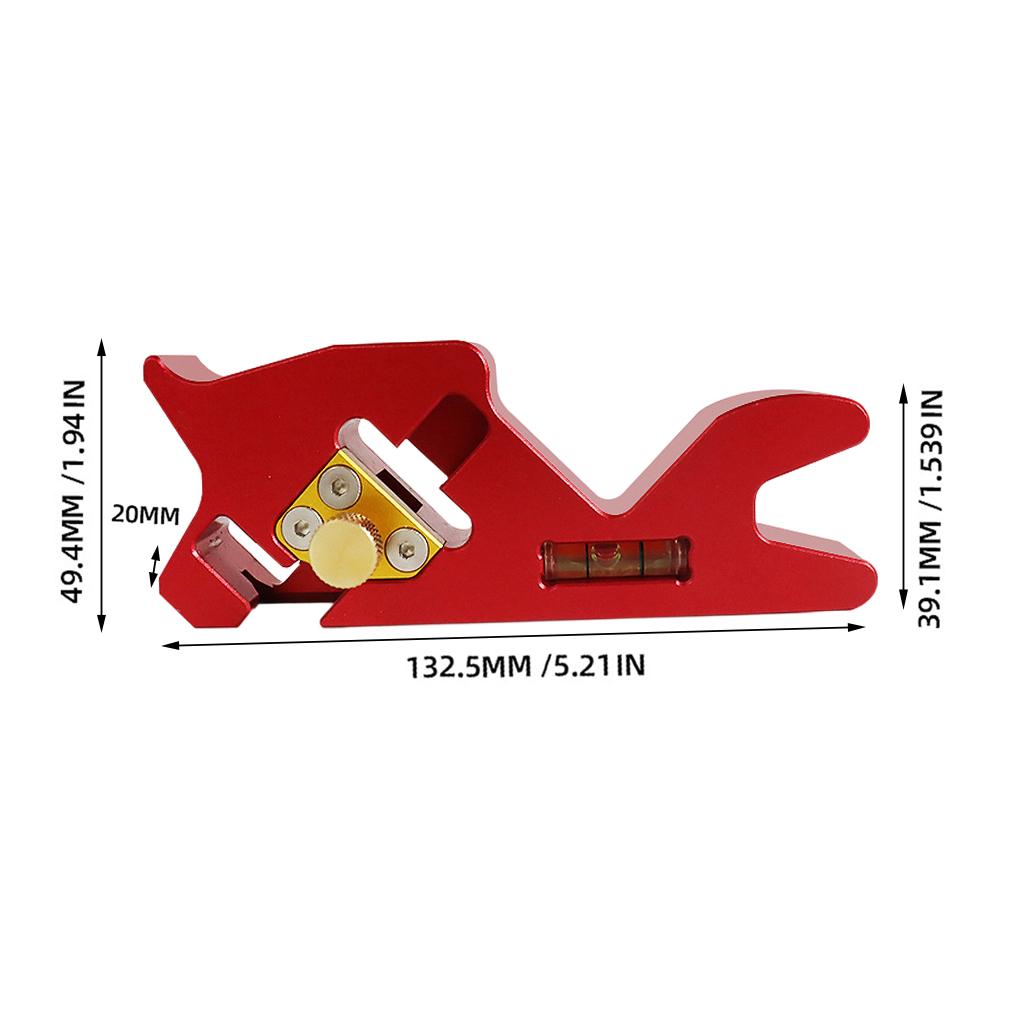 Chamfer Plane 45 Degree Block Planer Trimming Woodcraft for Woodworkers Red Package A