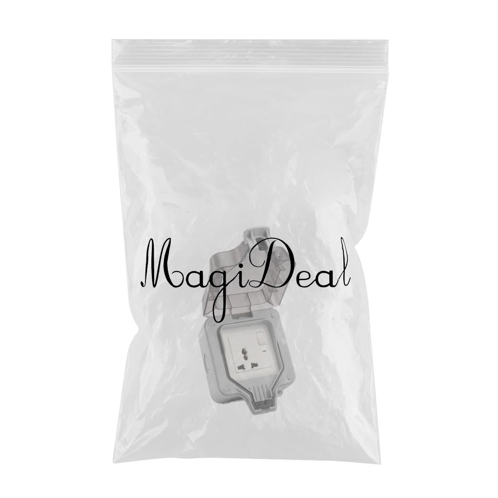 Outdoor Wall Socket Outlet Electrical Supplies Switch Socket for Outdoor 3 Holes with Switch