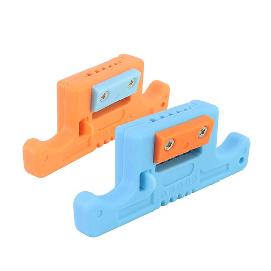 1.9-3mm Longitudinal Fiber Optic MSAT-5 Stripper Slitter Tool Industrial Orange