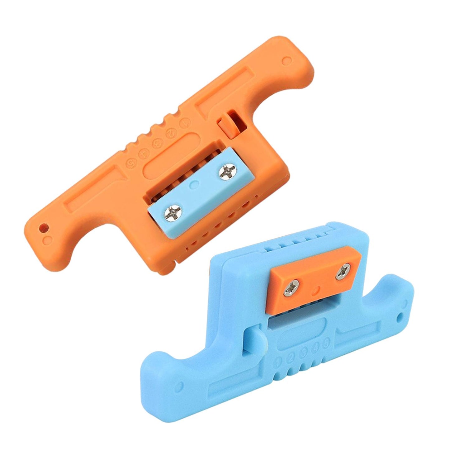 1.9-3mm Longitudinal Fiber Optic MSAT-5 Stripper Slitter Tool Industrial Orange