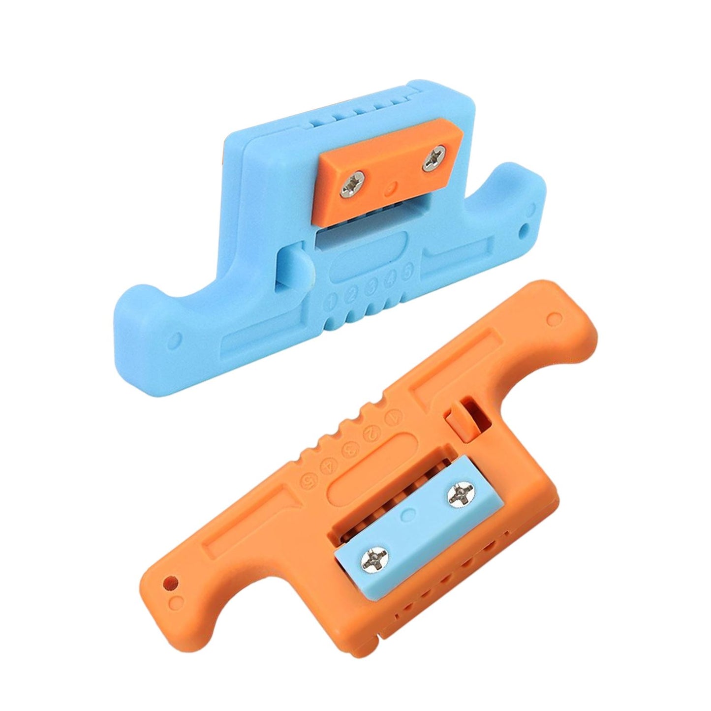 1.9-3mm Longitudinal Fiber Optic MSAT-5 Stripper Slitter Tool Industrial Orange