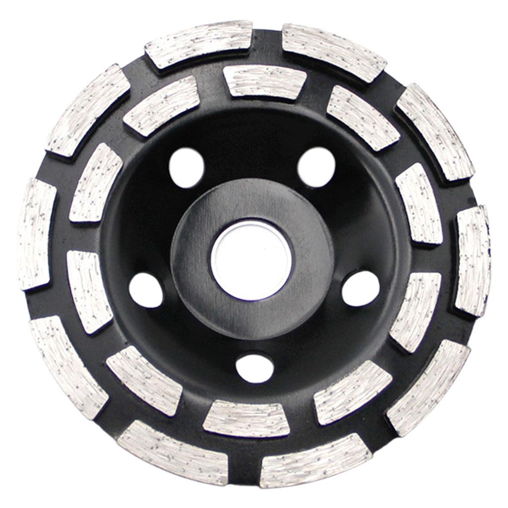 Diamond Grinding Wheel Double Row Concrete Resin 18 Seg Angle Grinder 125mm
