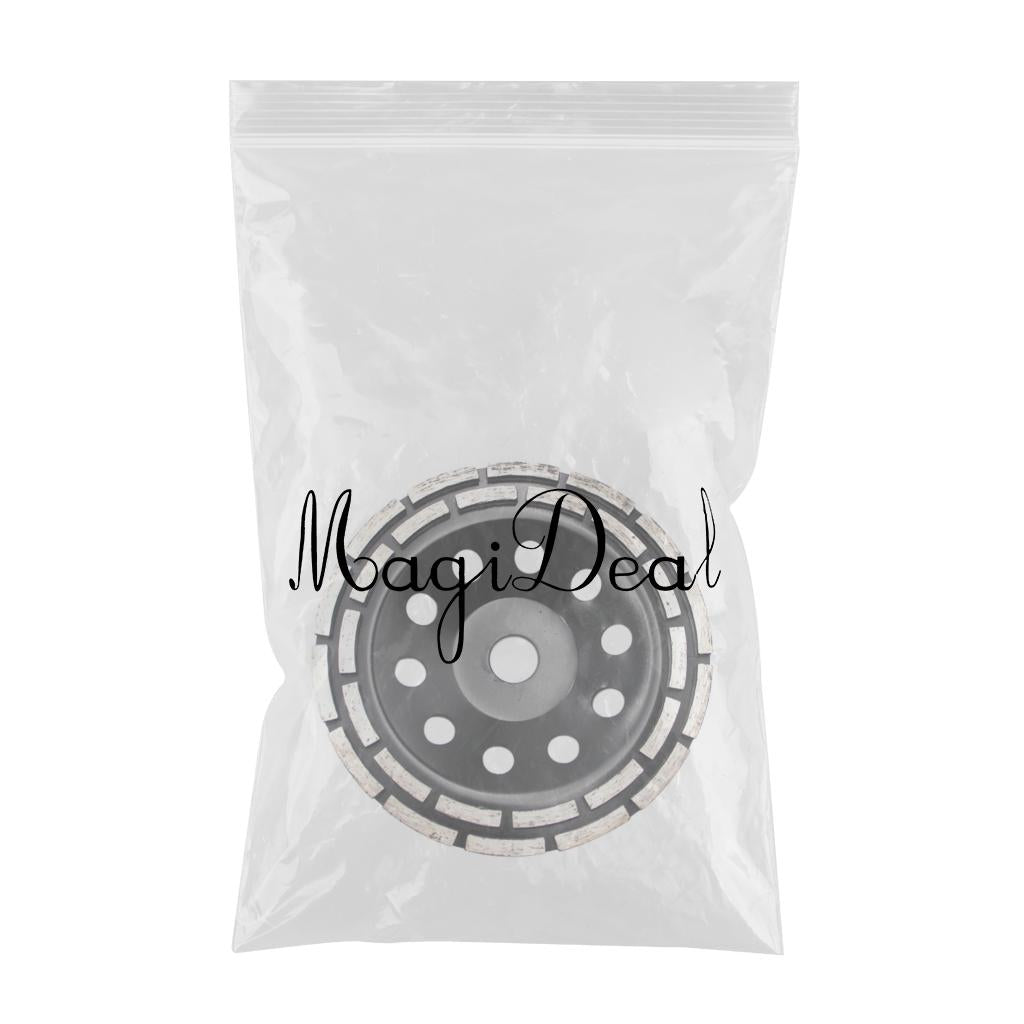Diamond Grinding Wheel Double Row Concrete Resin 18 Seg Angle Grinder 180mm