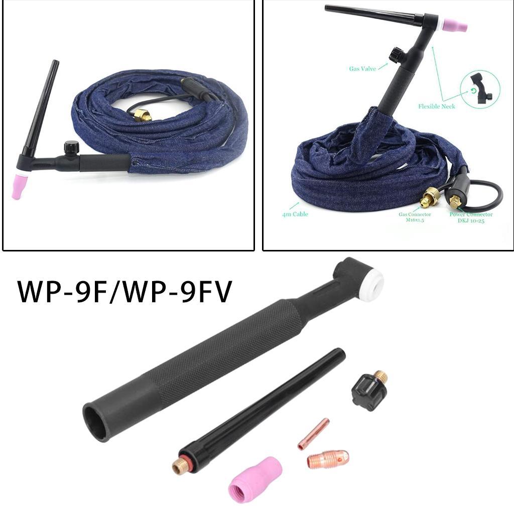 WP-9 Argon Arc TIG Welding Torch Head Set Flame Control Knob Repair WP-9F