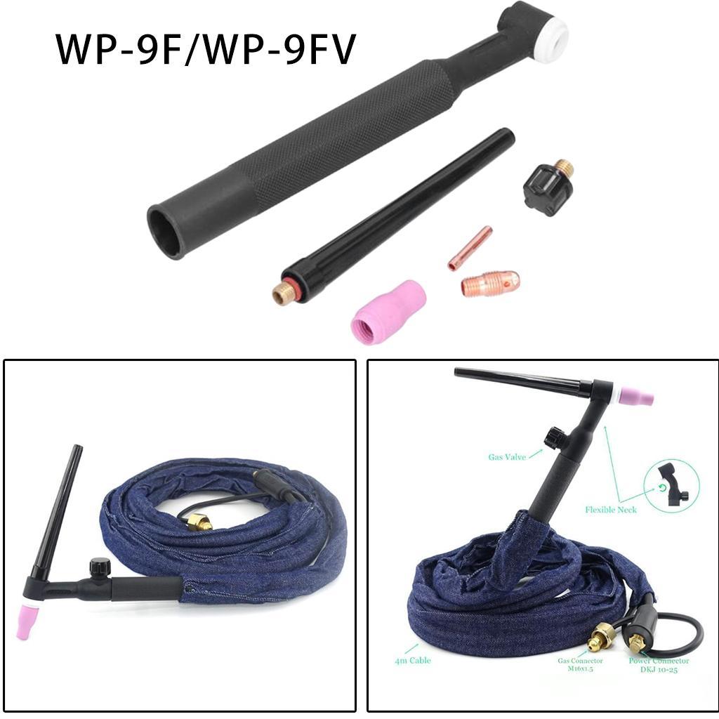 WP-9 Argon Arc TIG Welding Torch Head Set Flame Control Knob Repair WP-9F