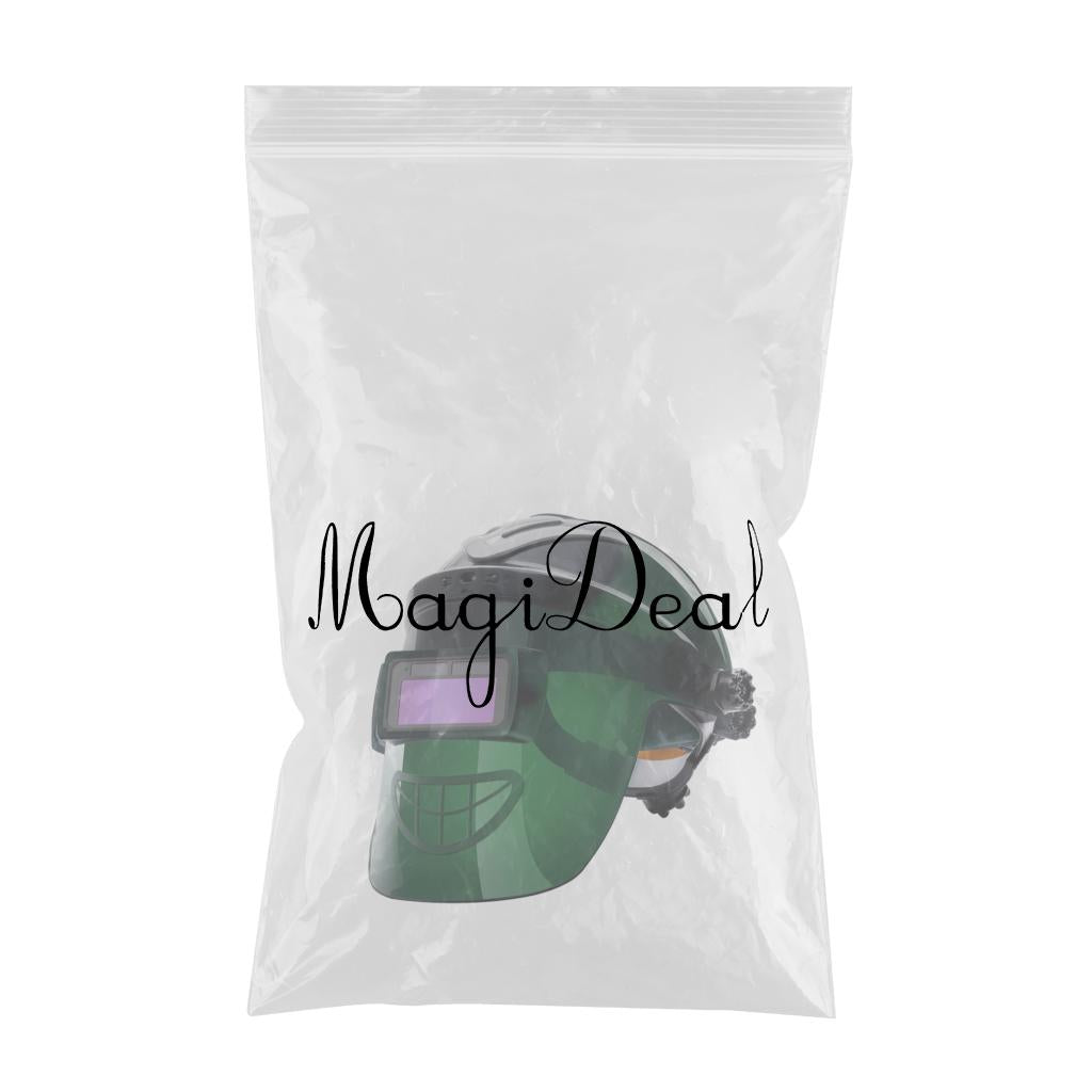Adjustable Solar Auto Darkening Welding Helmet External LED Light Hood