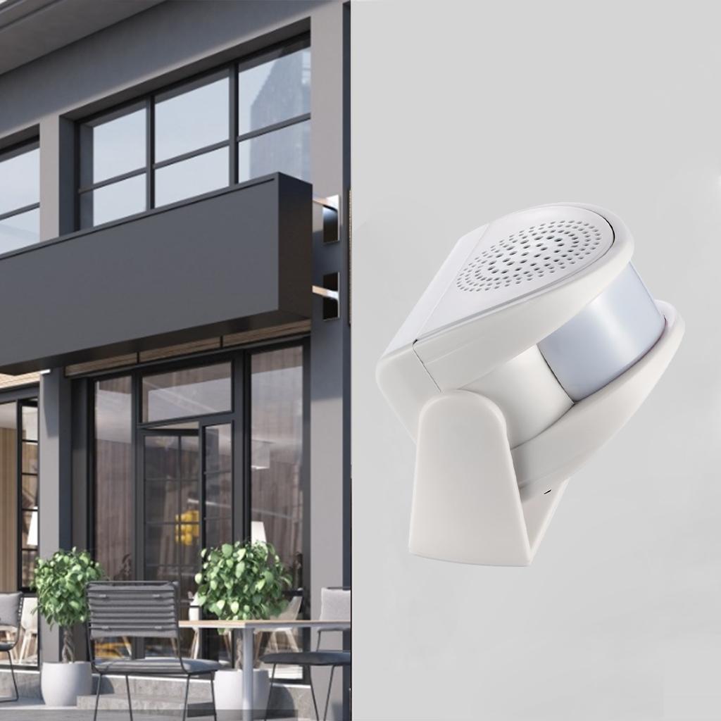 White Welcom Chime Bell Door Bell Wireless Entry Sensor 32 Songs Detector