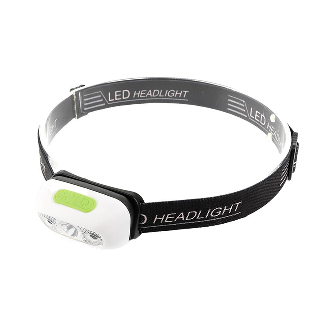 LED Motion Sensor Headlamp Headlight USB Rechargeable Head Flashlight Torch