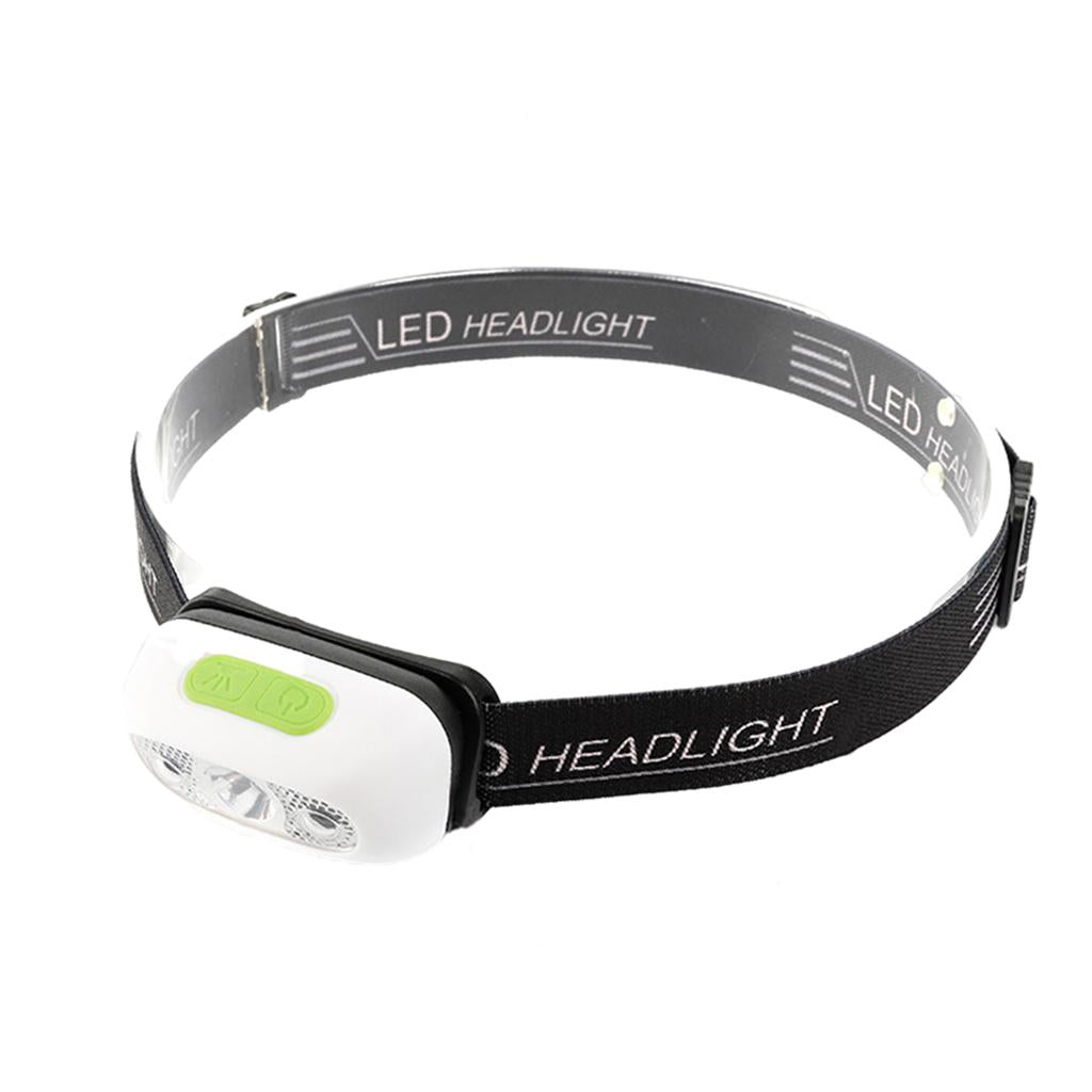 LED Motion Sensor Headlamp Headlight USB Rechargeable Head Flashlight Torch