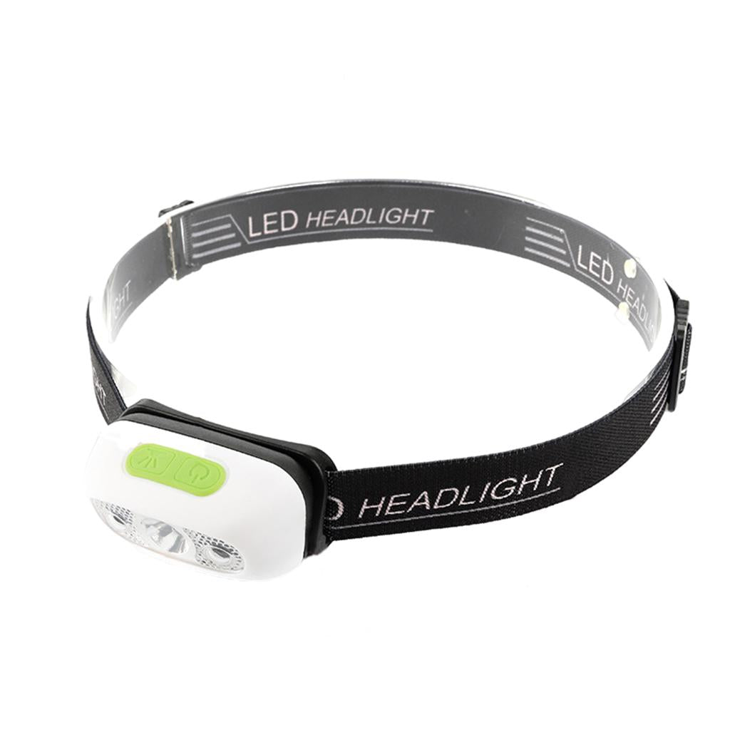 LED Motion Sensor Headlamp Headlight USB Rechargeable Head Flashlight Torch