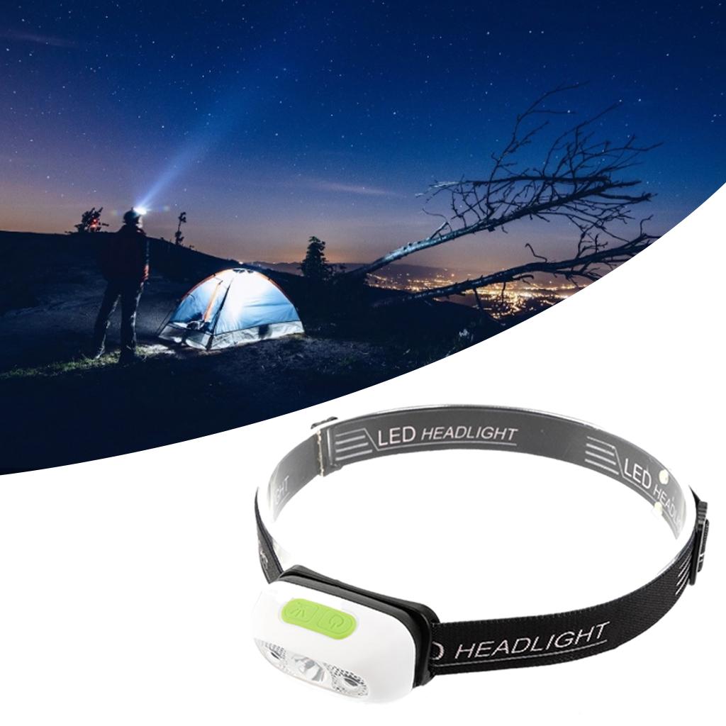 LED Motion Sensor Headlamp Headlight USB Rechargeable Head Flashlight Torch