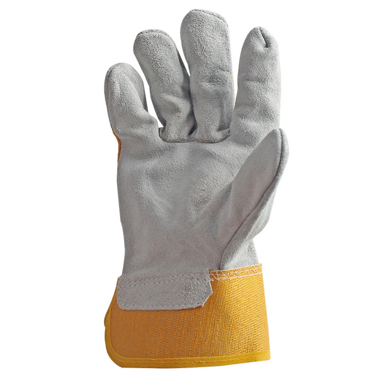 Cowhide Electric Welding Gloves Welder Protection Protective Gloves for Oven 26.5x13cm