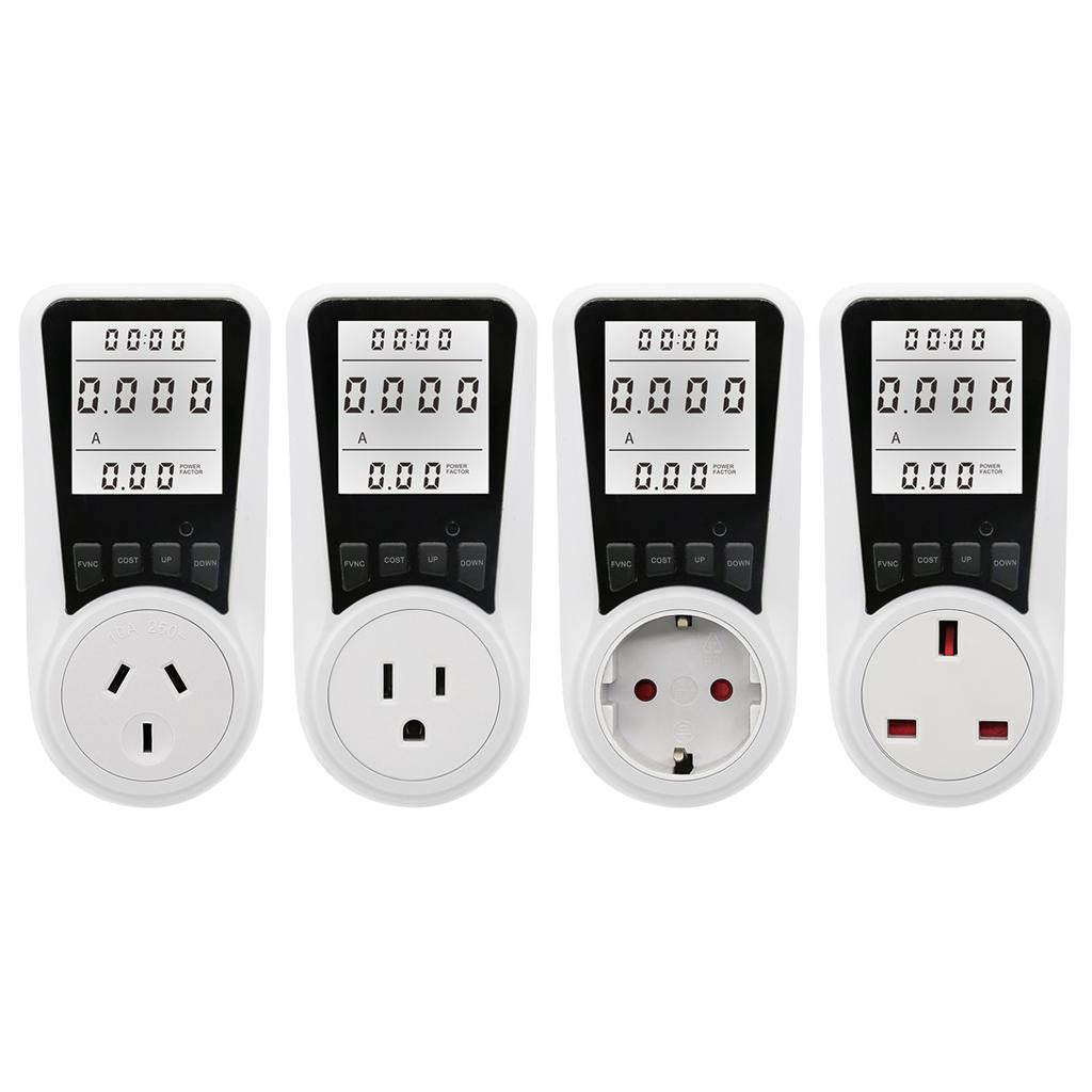 Electricity Monitor Power Meter Plug-in Socket Power Meter Power Monitors US Standard