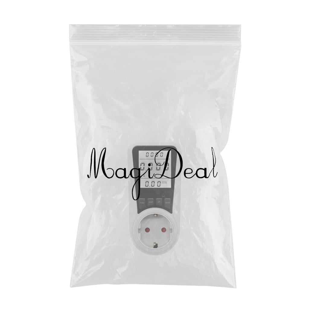 Electricity Monitor Power Meter Plug-in Socket Power Meter Power Monitors EU Standard