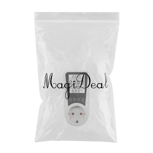 Electricity Monitor Power Meter Plug-in Socket Power Meter Power Monitors EU Standard