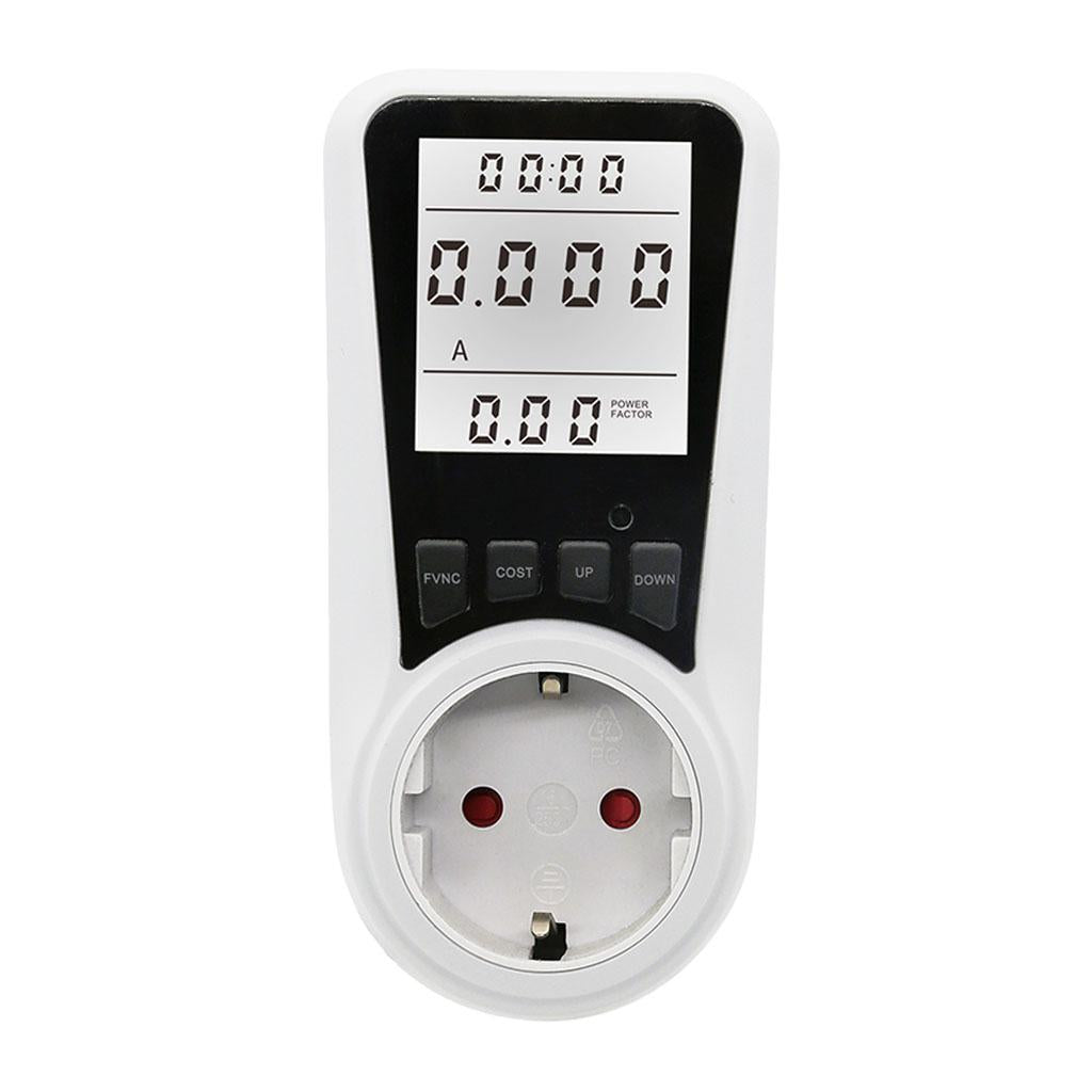 Electricity Monitor Power Meter Plug-in Socket Power Meter Power Monitors EU Standard