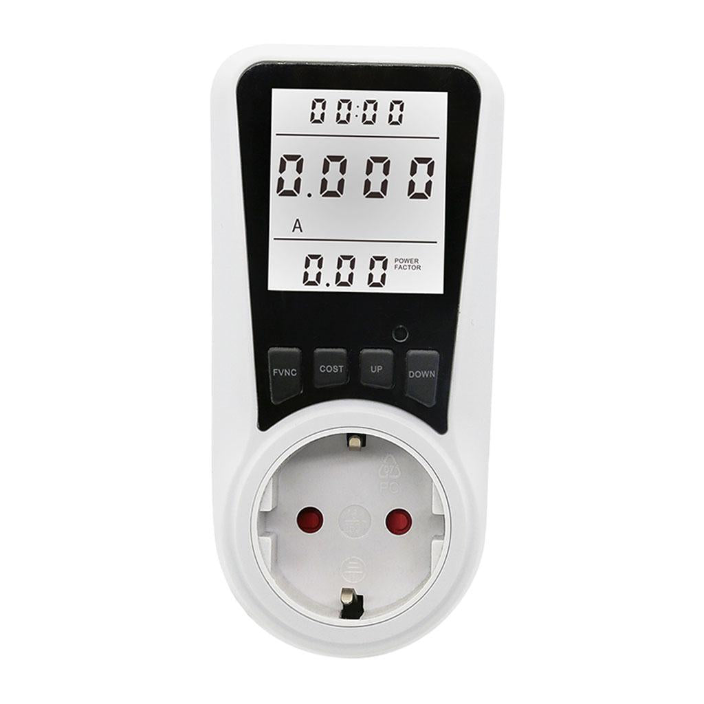 Electricity Monitor Power Meter Plug-in Socket Power Meter Power Monitors EU Standard