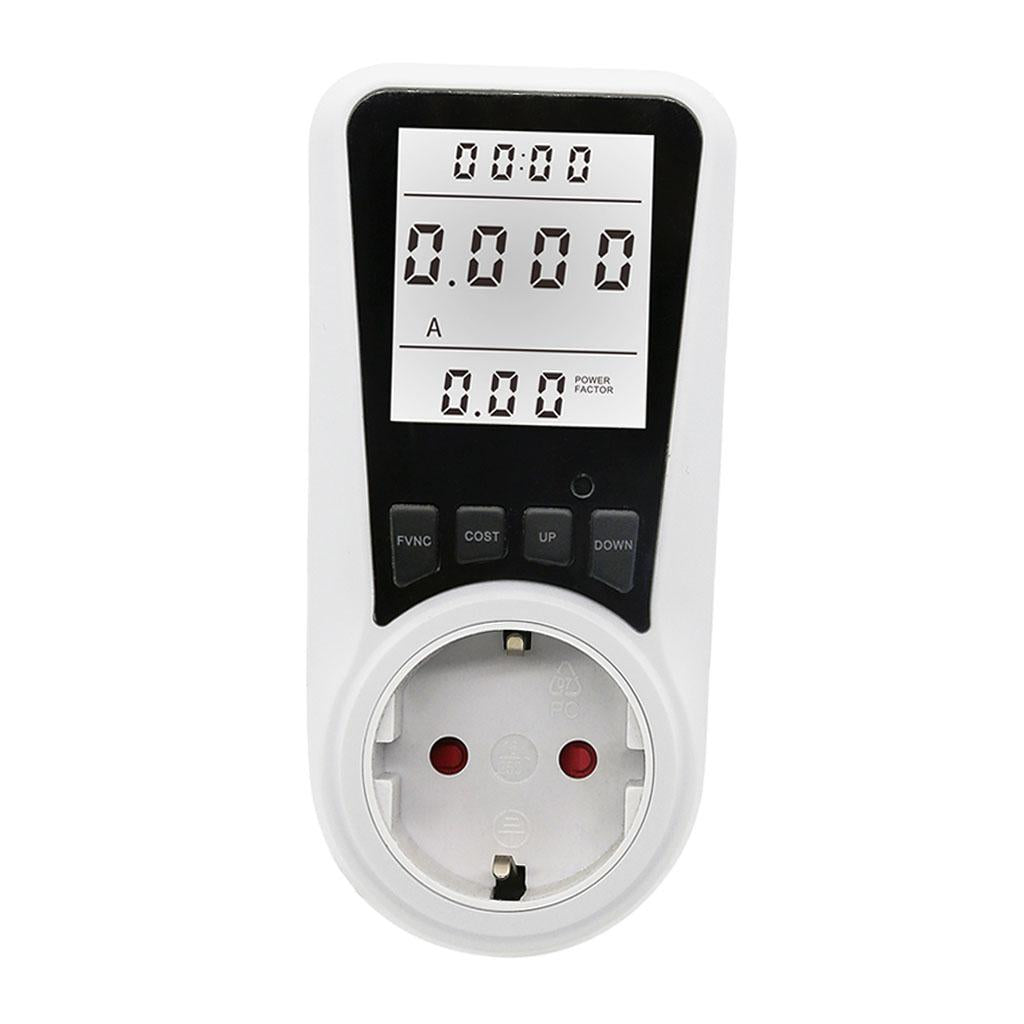 Electricity Monitor Power Meter Plug-in Socket Power Meter Power Monit ...