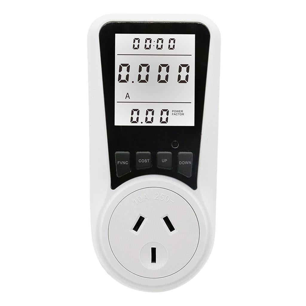Electricity Monitor Power Meter Plug-in Socket Power Meter Power Monitors AU Standard