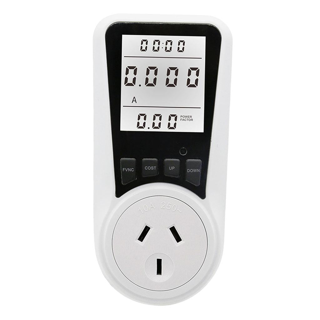 Electricity Monitor Power Meter Plug-in Socket Power Meter Power Monitors AU Standard