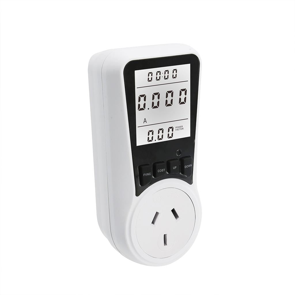 Electricity Monitor Power Meter Plug-in Socket Power Meter Power Monitors AU Standard
