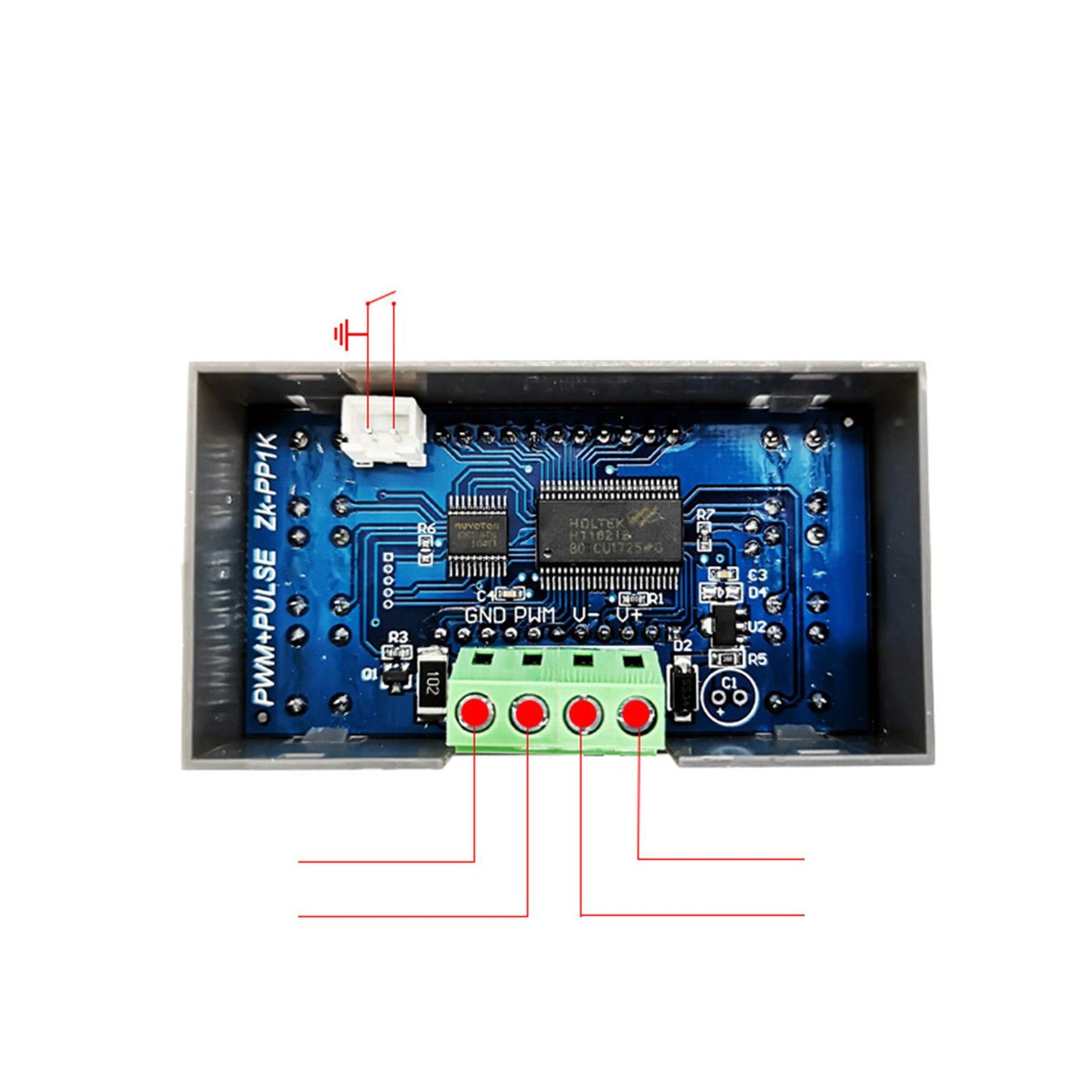PWM Pulse Frequency Duty Cycle Adjustable 3.3-30V Signal Function Generator