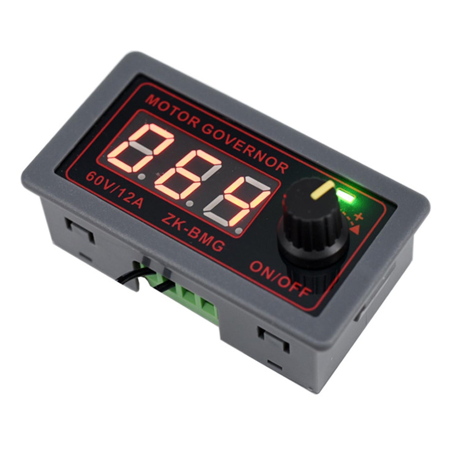 PWM DC Motor Speed Governor LED 500W Digital Display Encoder Switch Assemble