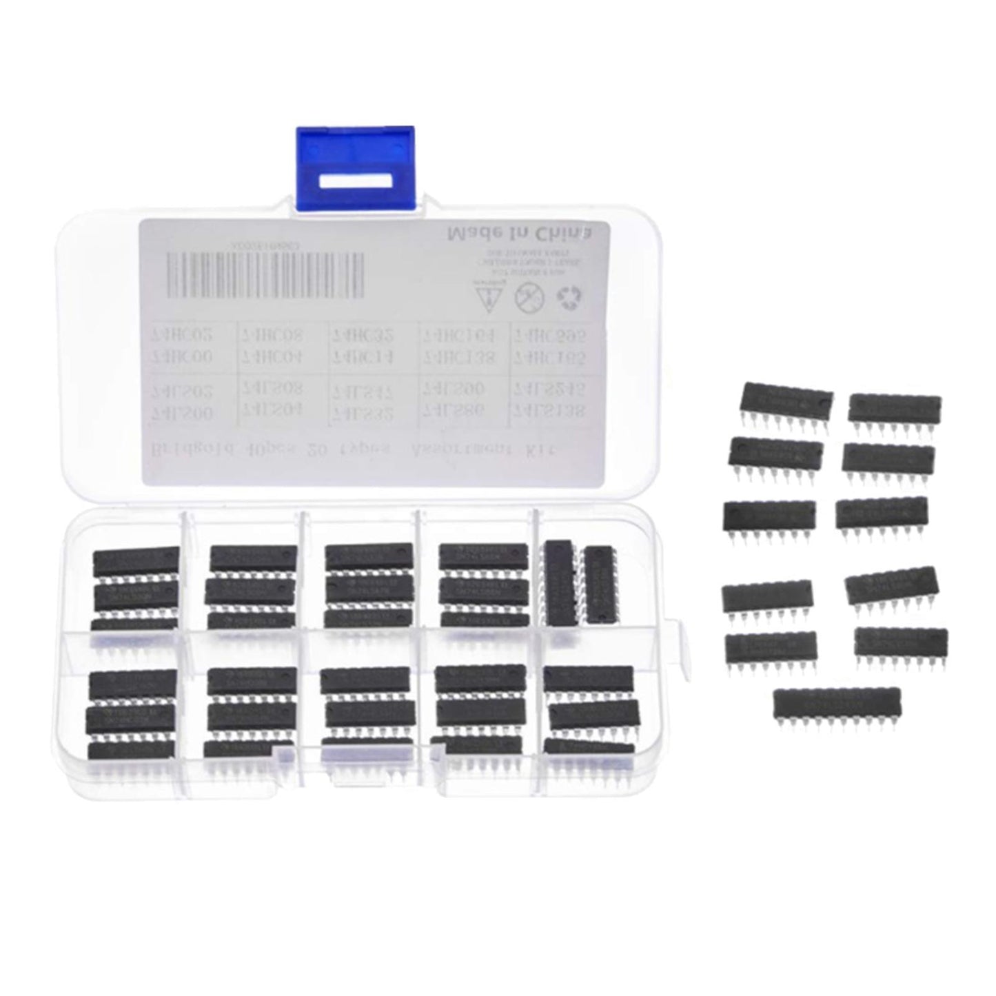 Logic IC Assortment Kit 74LSXX Integrated Circuit Household Appliances