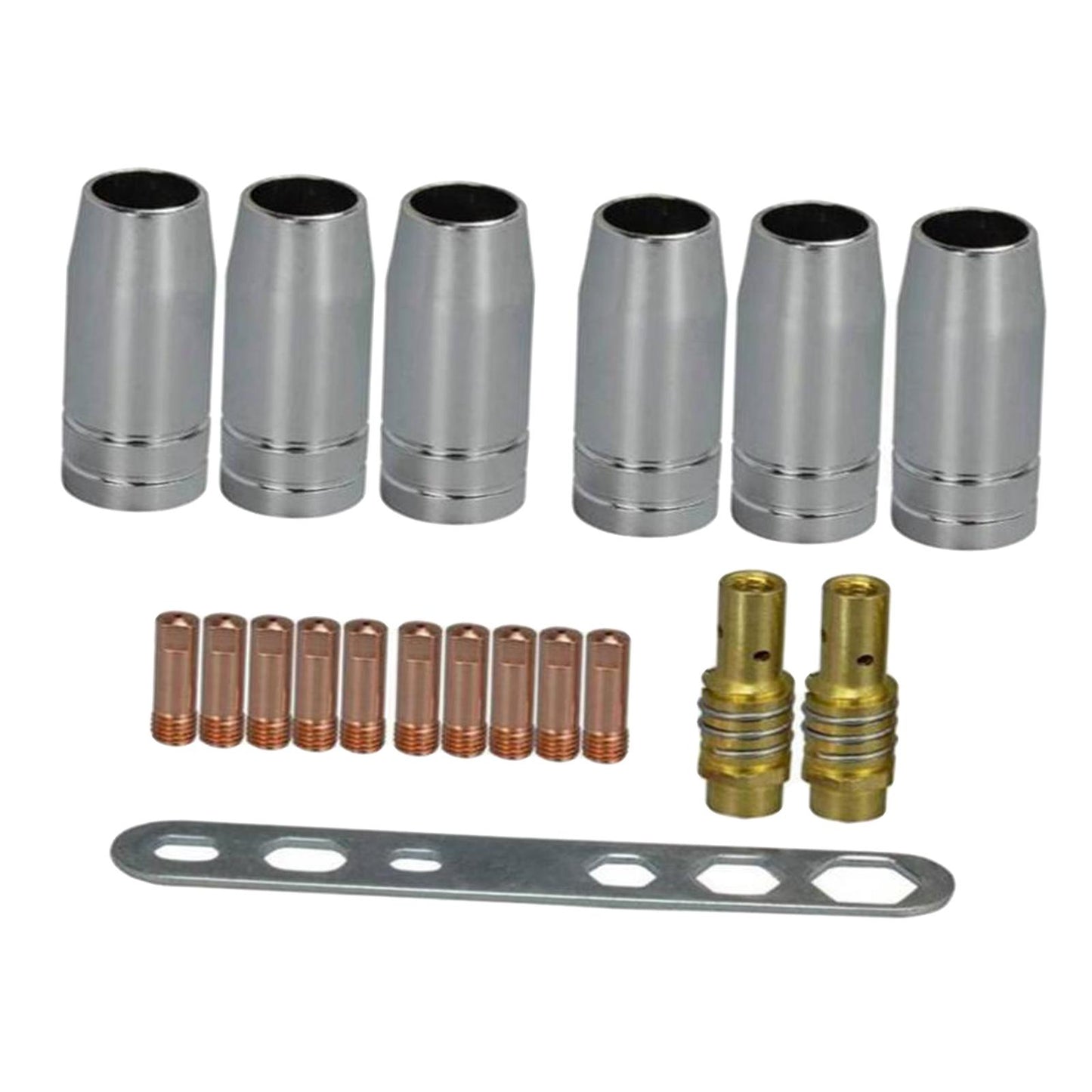 Metal MB15AK Welding Torchs Nozzles Equipment Accessories Set Welding Job 19 Pcs