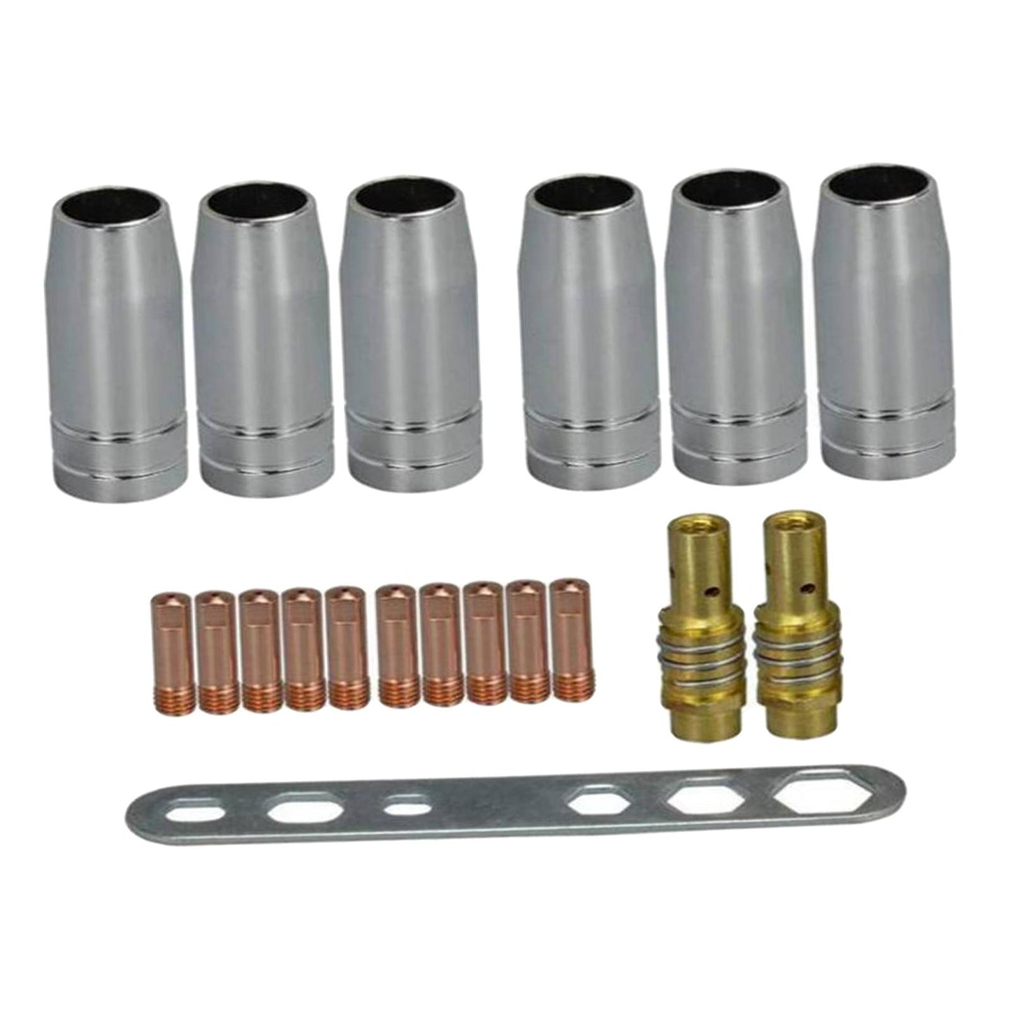 Metal MB15AK Welding Torchs Nozzles Equipment Accessories Set Welding Job 19 Pcs