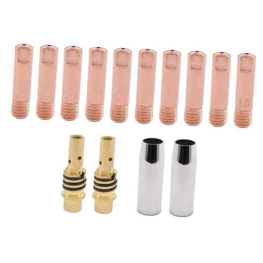 Metal MB15AK Welding Torchs Nozzles Equipment Accessories Set Welding Job 14 Pcs A
