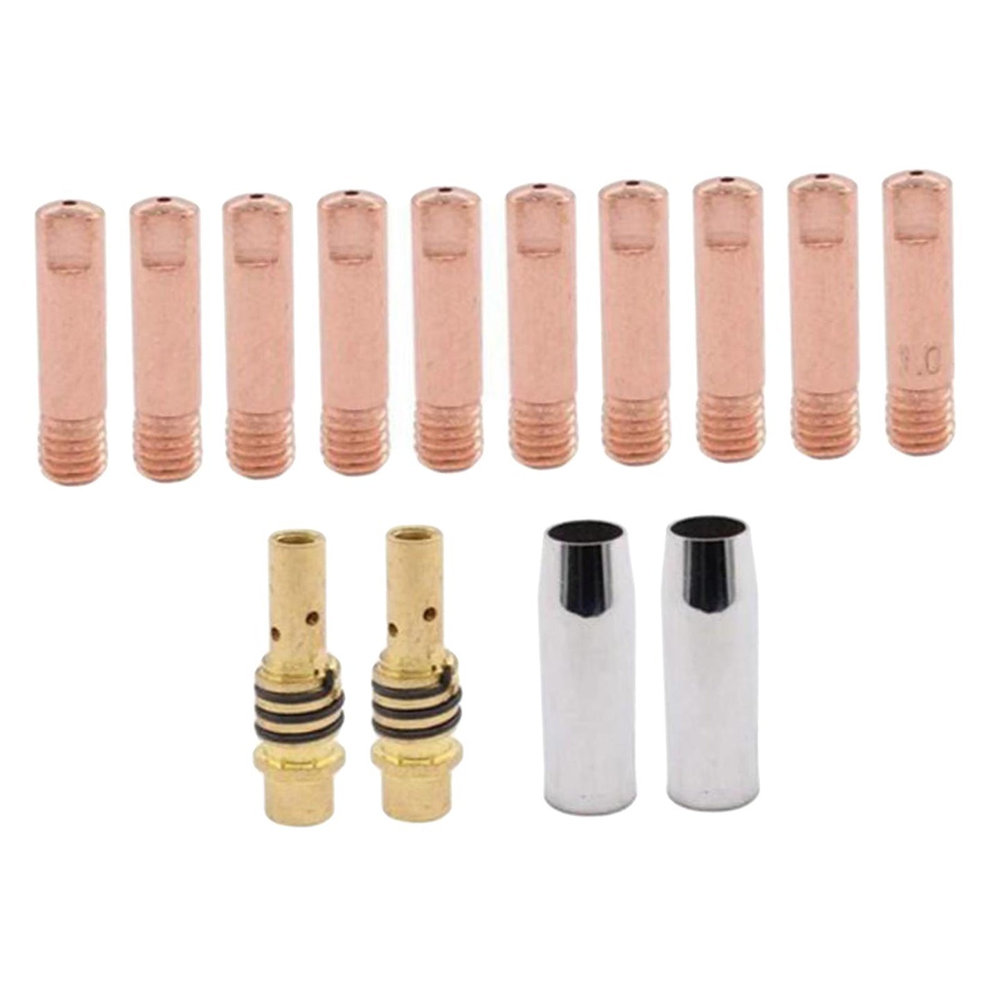Metal MB15AK Welding Torchs Nozzles Equipment Accessories Set Welding Job 14 Pcs A