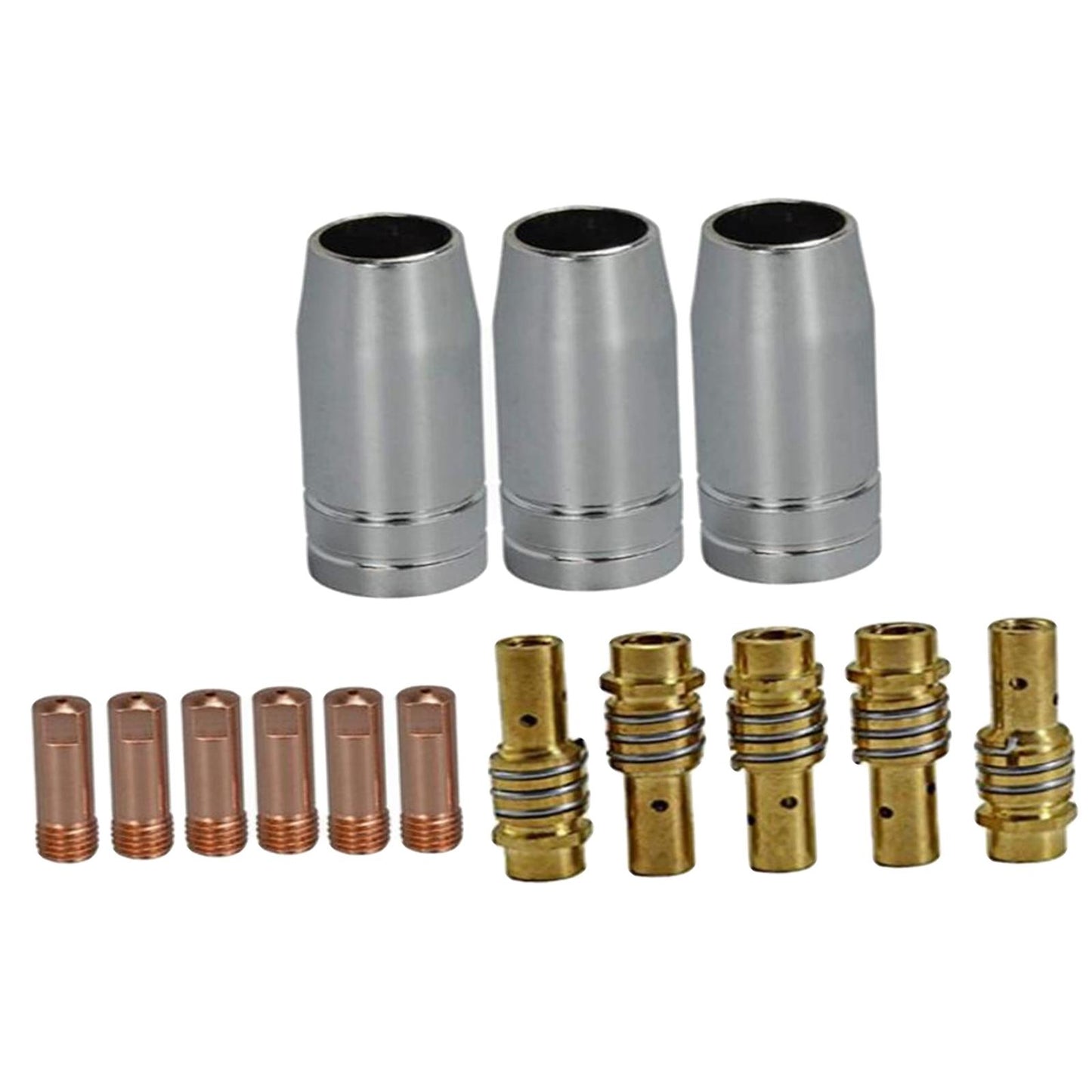 Metal MB15AK Welding Torchs Nozzles Equipment Accessories Set Welding Job 14 Pcs B