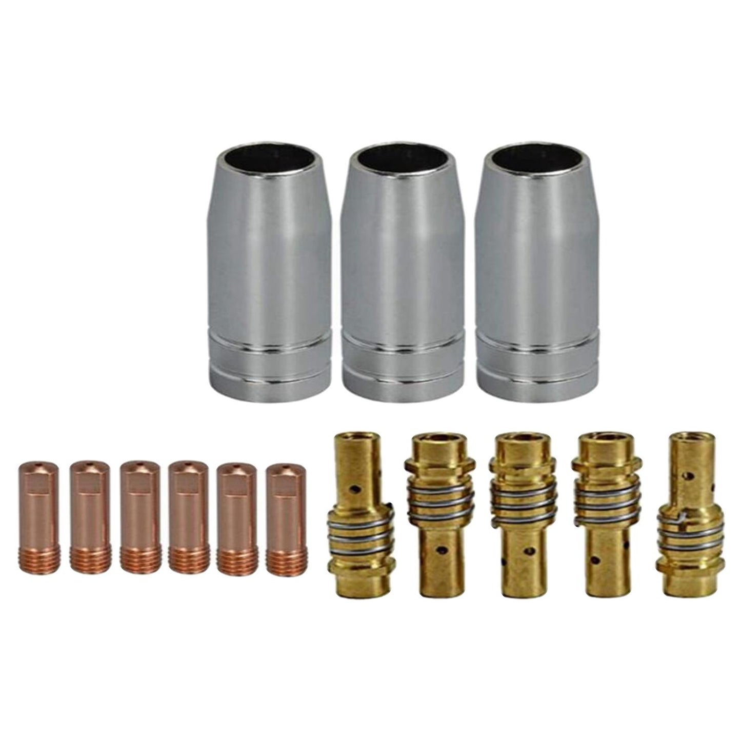 Metal MB15AK Welding Torchs Nozzles Equipment Accessories Set Welding Job 14 Pcs B