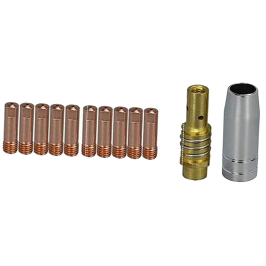 Welding Gun Accessories Kit 12 15ak Welding Gun Consumables Welding Nozzle