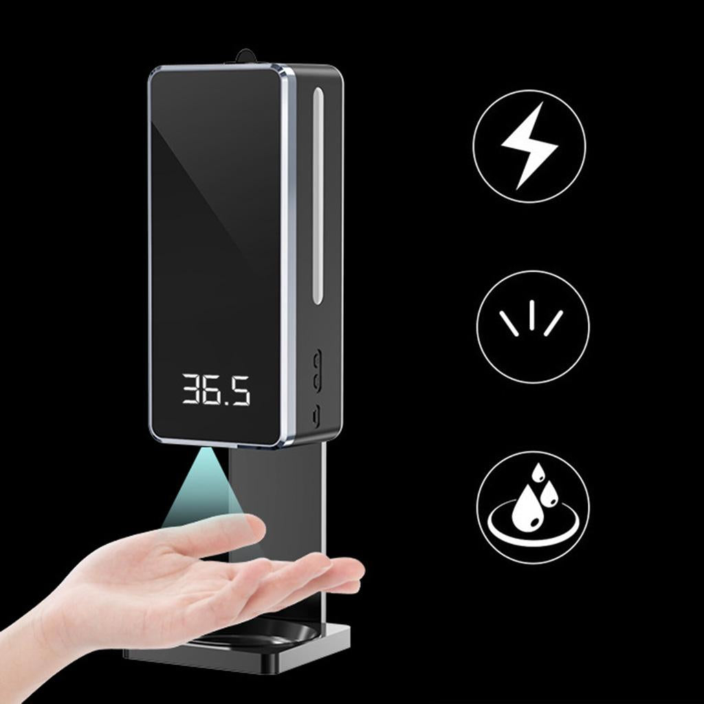 Hand Sanitizer Machine Liquid Spray Company School Factory Station Toilet Black