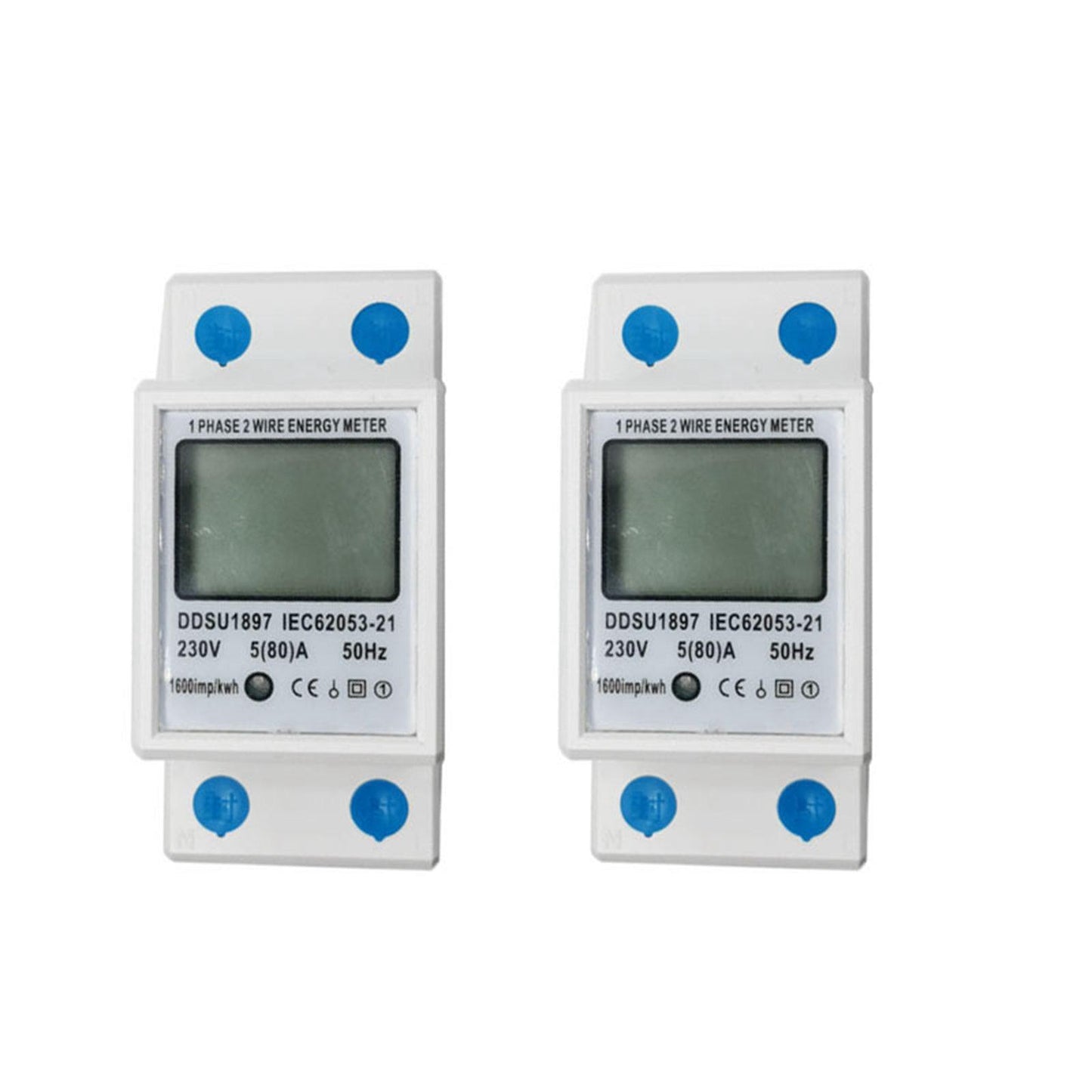 Smart Home Power Meter Voltage Relay LCD Display 220V for Household no backlight