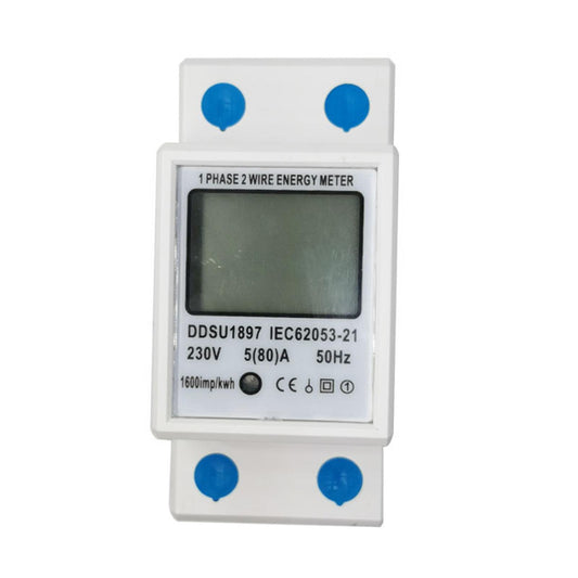Smart Home Power Meter WiFi Voltage Relay LCD Display 220V for Household with backlight
